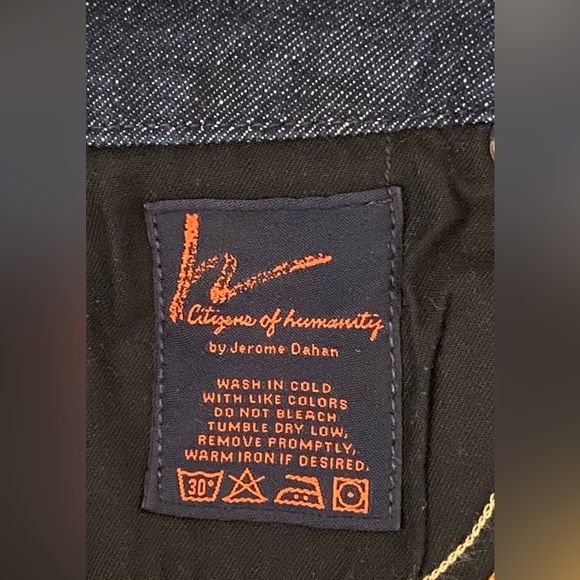 CITIZENS OF HUMANITY SOPHIA BLUE DENIM KNEE LENGTH JEAN PENCIL SKIRT SIZE 26 - Picture 9 of 12